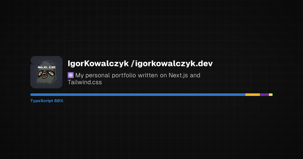 Preview of igorkowalczyk.dev